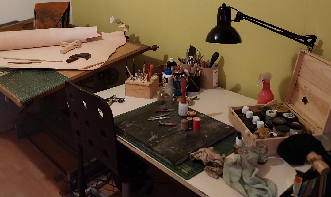 Armelle Fortin dans son atelier